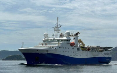 Maior navio de pesquisa sísmica do mundo volta ao Sul do Brasil e intensifica buscas por petróleo na Bacia de Pelotas